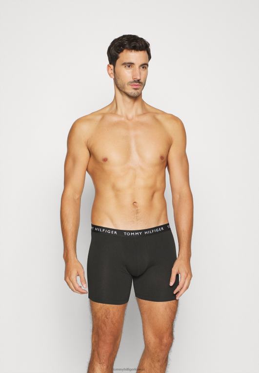 أسود / تحت القمر / أبيض Tommy Hilfiger سراويل بوكسر مكونة من 3 قطع 446448846