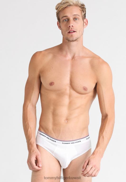 أسود/رمادي هيذر/أبيض Tommy Hilfiger سراويل داخلية أساسية ممتازة مكونة من 3 قطع 446448848