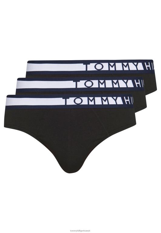 أسود Tommy Hilfiger ملخصات حزمة 3 موجزة 446448869