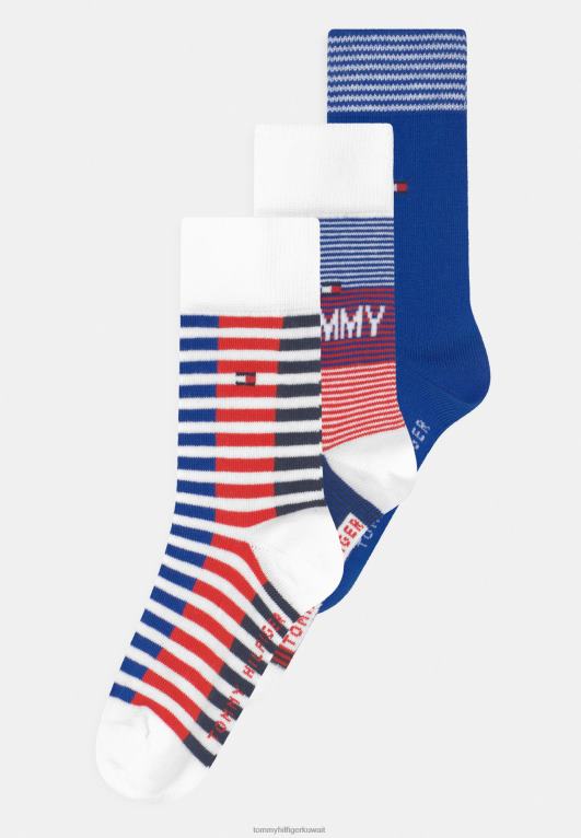 متعدد الألوان Tommy Hilfiger صندوق هدايا للأطفال مكون من 3 جوارب للجنسين 446448908
