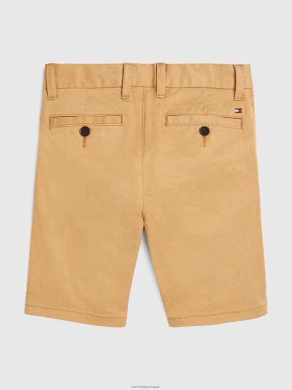 الكاكي الكلاسيكي Tommy Hilfiger الأولاد 3-7 1985 شورت تشينو الأساسي 44644128