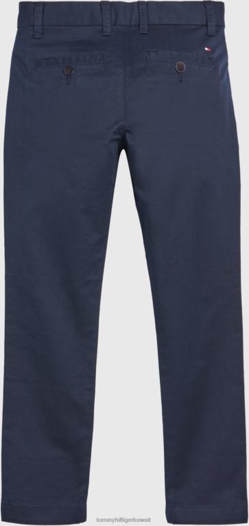 سماء الصحراء Tommy Hilfiger الأولاد 3-7 1985 بنطال تشينو مطاطي 4464499