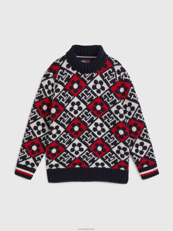 سماء الصحراء Tommy Hilfiger سترة للأطفال من الجنسين من 3 إلى 7 سنوات × ريتشارد كوين مزدوجة مونوغرام للجنسين 44644251