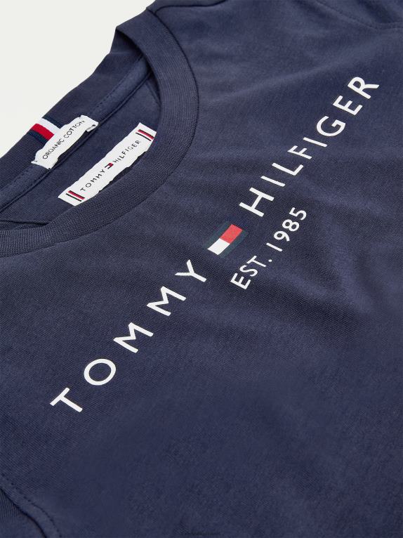 البحرية الشفق Tommy Hilfiger تيشيرت أساسي للأطفال من الجنسين 3-7 44644288