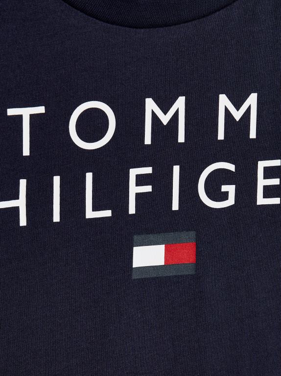 البحرية الشفق Tommy Hilfiger تي شيرت للأولاد من القطن العضوي بعمر 3-7 سنوات 44644305