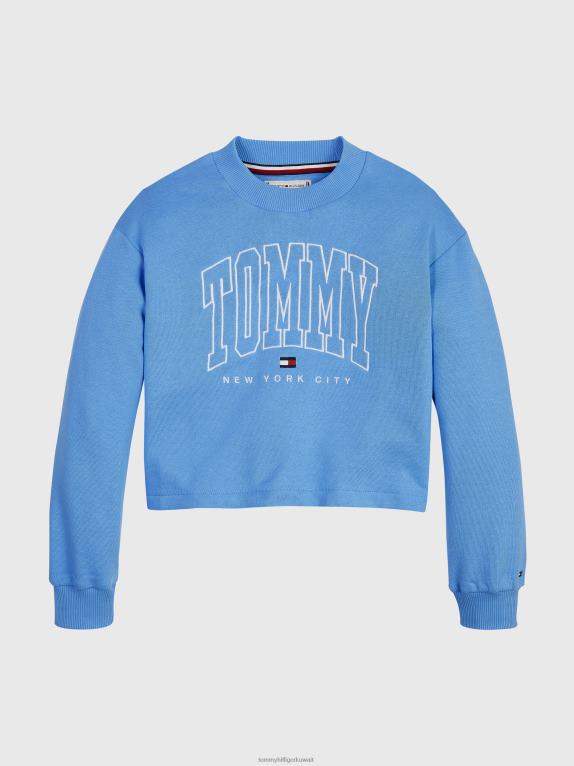 سحق الأزرق Tommy Hilfiger الفتيات 3-7 سترة قصيرة اسكواش 44644436