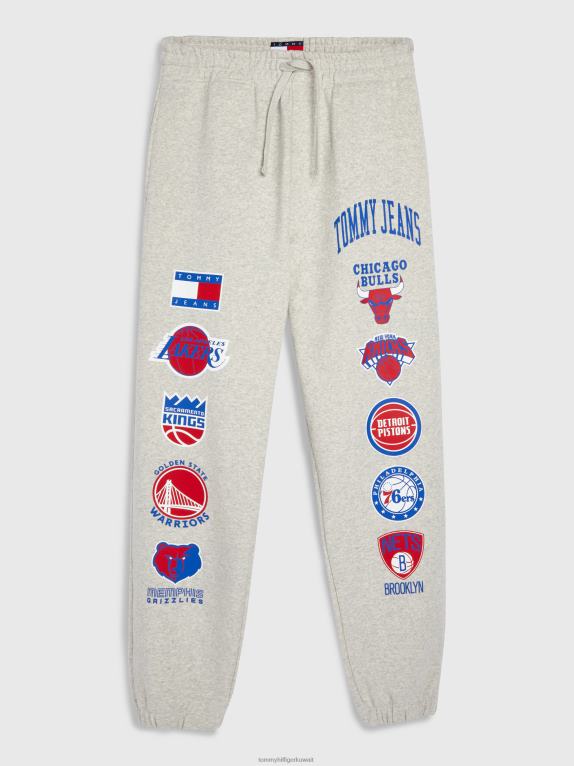 هيذر رمادي Tommy Hilfiger الجينز والسراويل الرياضية المريحة للفريق 446441081