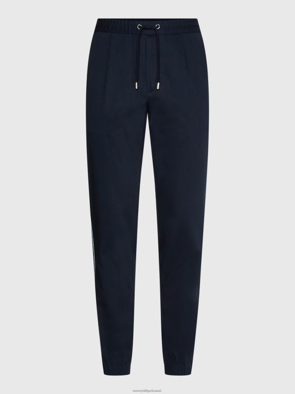 سماء الصحراء Tommy Hilfiger شريط سحب على السراويل الضيقة 446441082