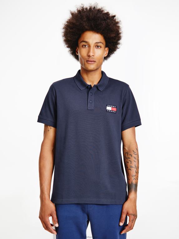 البحرية الشفق Tommy Hilfiger شارة بولو من القطن العضوي 446441154