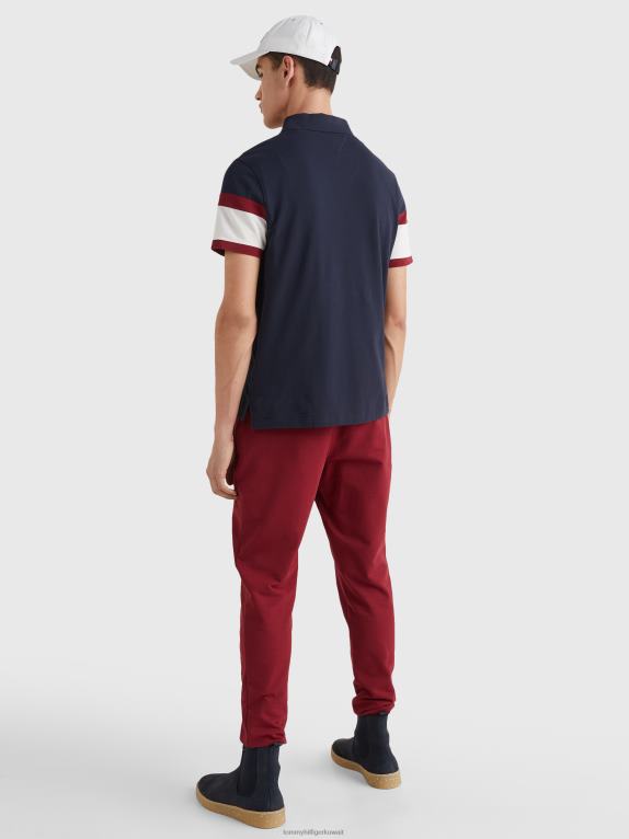 سماء الصحراء/متعددة Tommy Hilfiger لعبة البولو المخططة للرجبي 446441158