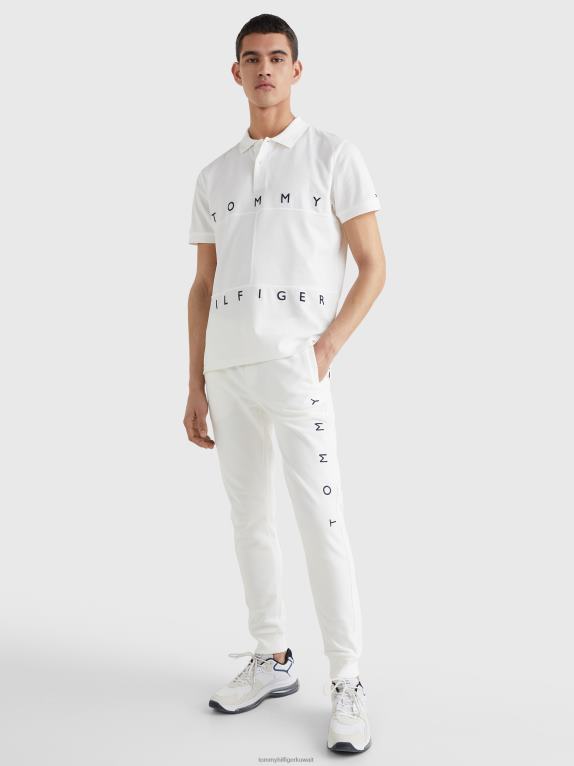 بيج فاتح Tommy Hilfiger بولو العلم الأحادي 446441165