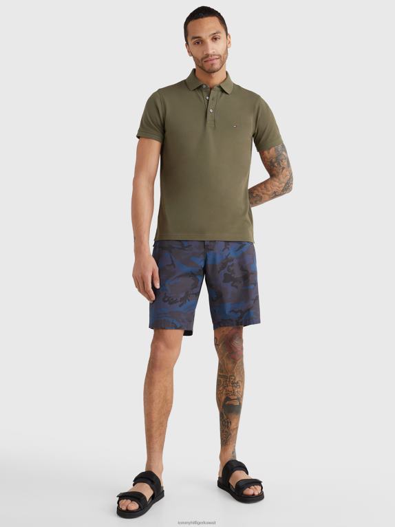 الجيش الأخضر Tommy Hilfiger لعبة البولو ذات المقاس النحيف 446441179