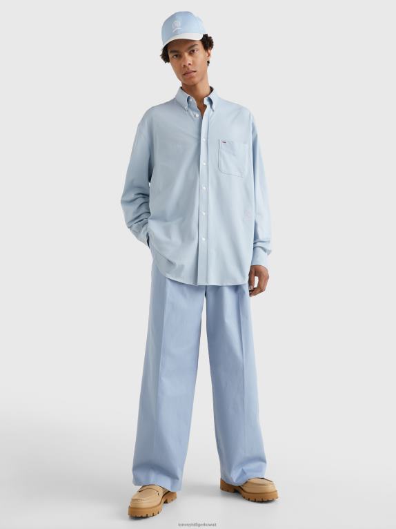 الرنين الأزرق Tommy Hilfiger قميص ويست كوست بريب كريست بيكيه 446441237