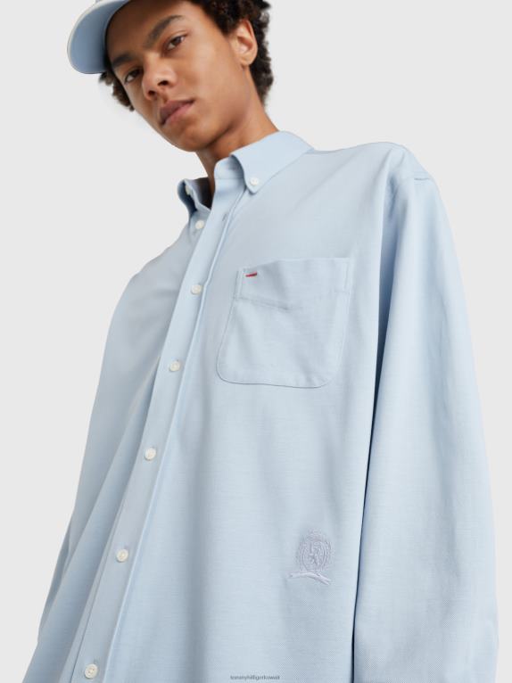 الرنين الأزرق Tommy Hilfiger قميص ويست كوست بريب كريست بيكيه 446441237