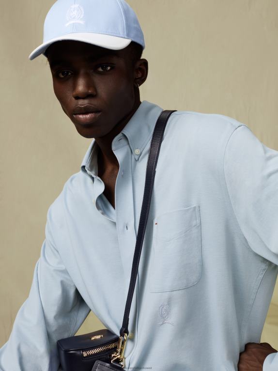 الرنين الأزرق Tommy Hilfiger قميص ويست كوست بريب كريست بيكيه 446441237