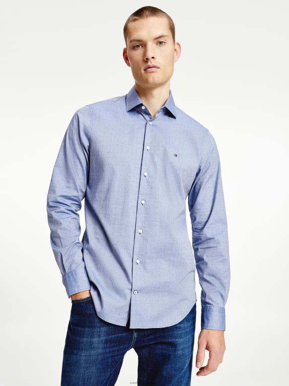 أزرق أحمر Tommy Hilfiger في جميع أنحاء قميص نقطة 446441255