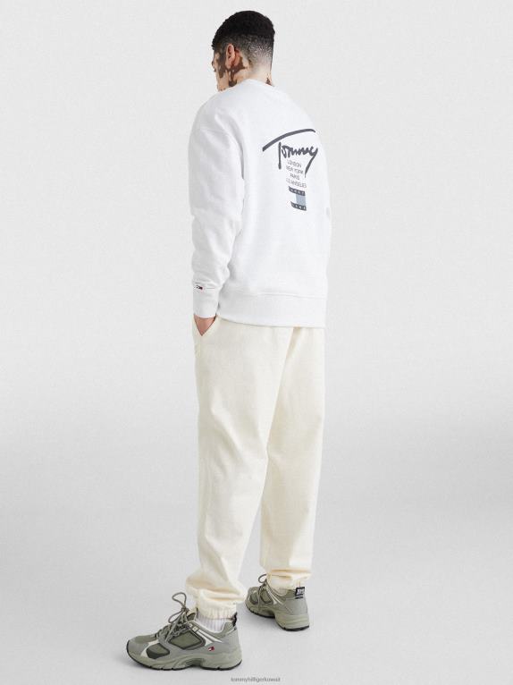 أبيض Tommy Hilfiger سويت شيرت بشعار التوقيع 446441282