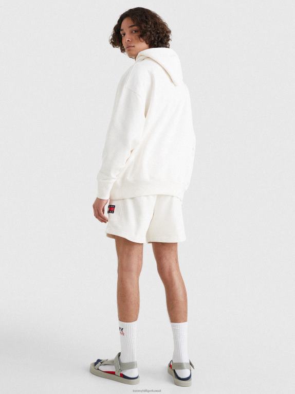 الأبيض القديم Tommy Hilfiger هوديي من القطن العضوي بشارة 446441286