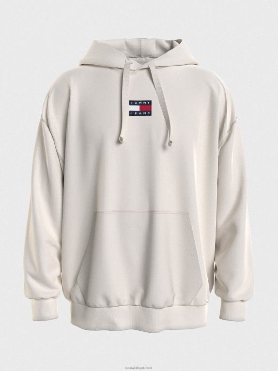 الأبيض القديم Tommy Hilfiger هوديي من القطن العضوي بشارة 446441286