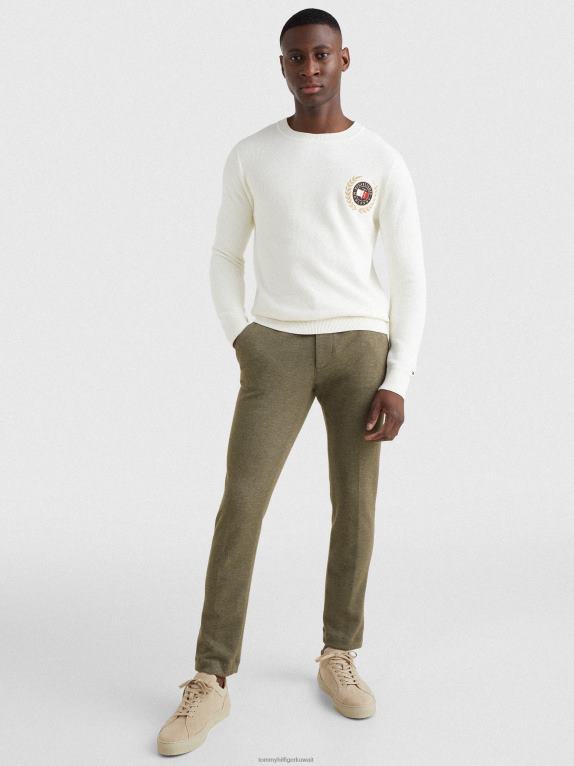 عاج Tommy Hilfiger أيقونات قمة التطريز البلوز 446441287