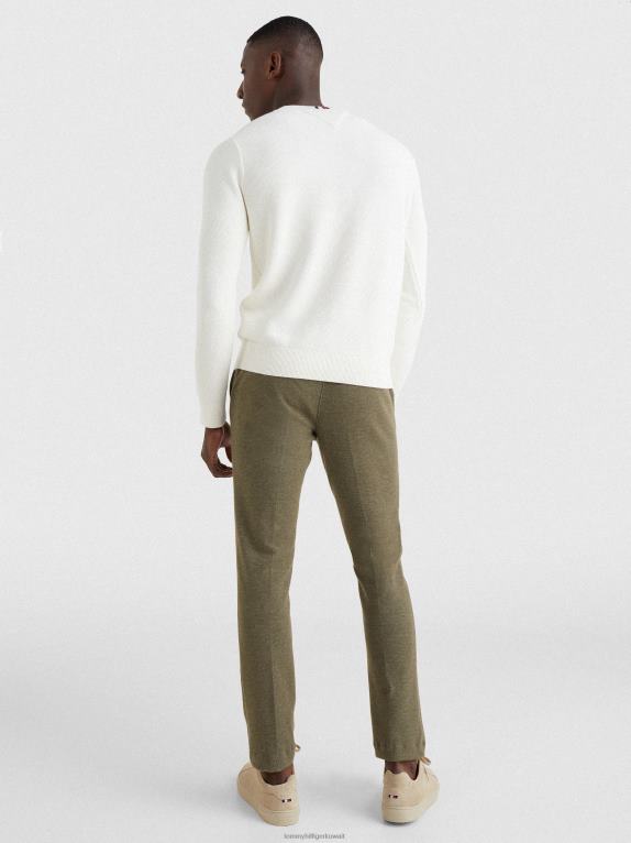 عاج Tommy Hilfiger أيقونات قمة التطريز البلوز 446441287