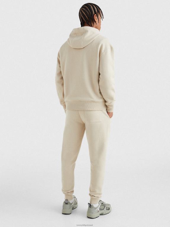 رمل السافانا Tommy Hilfiger هودي بشعار التوقيع وقصة مريحة 446441310
