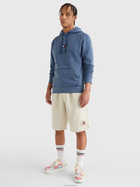 البحرية الشفق Tommy Hilfiger هوديي من الصوف بشعار دائرة متناغمة 446441331