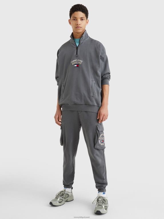 أسود Tommy Hilfiger سترة بسحاب خالدة 446441350