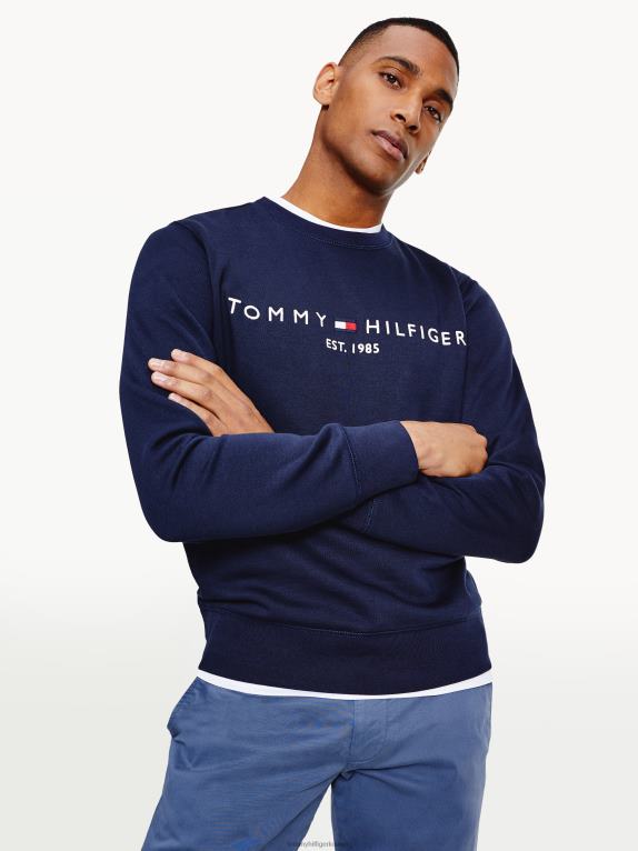 سماء الصحراء Tommy Hilfiger تيشيرت بشعار الماركة المرن 446441369