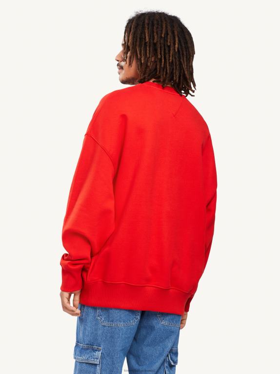 قرمزي عميق Tommy Hilfiger شارة الصوف البلوز 446441377