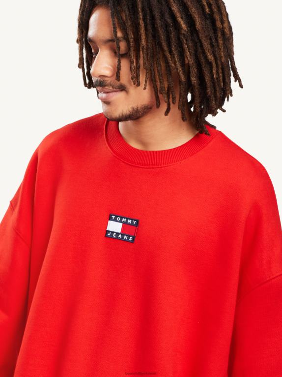 قرمزي عميق Tommy Hilfiger شارة الصوف البلوز 446441377