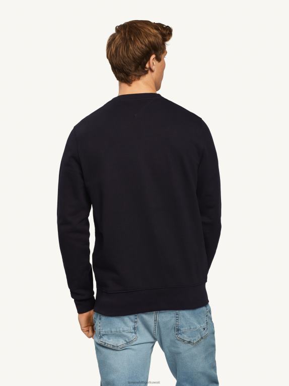 سماء الصحراء Tommy Hilfiger قميص من النوع الثقيل برقبة دائرية للشركات 446441434