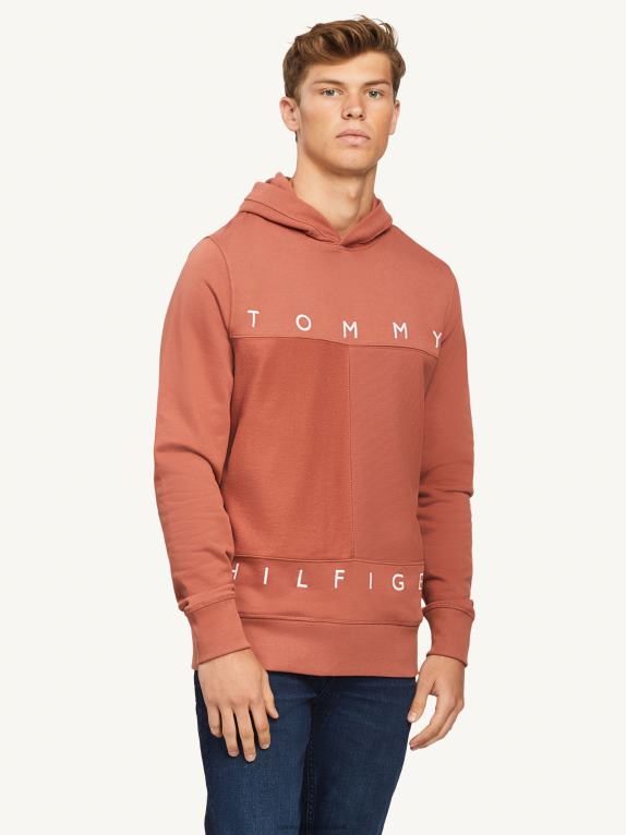 النحاس المغبر Tommy Hilfiger هوديي بتصميم أحادي 446441435