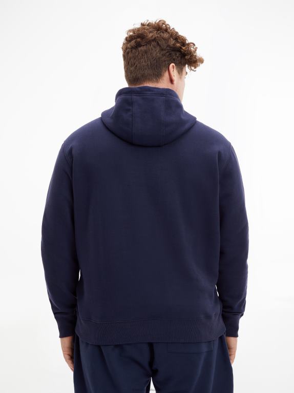 البحرية الشفق Tommy Hilfiger بالإضافة إلى هوديي بشعار التوقيع ومقاس مريح 446441448