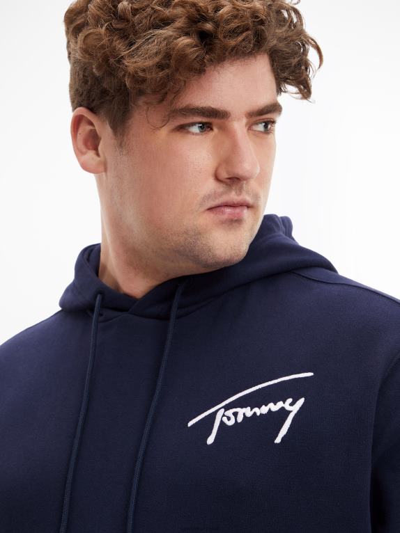 البحرية الشفق Tommy Hilfiger بالإضافة إلى هوديي بشعار التوقيع ومقاس مريح 446441448