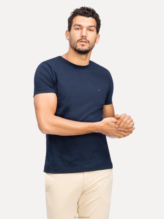 سماء الصحراء Tommy Hilfiger تي شيرت قطني أساسي 446441489