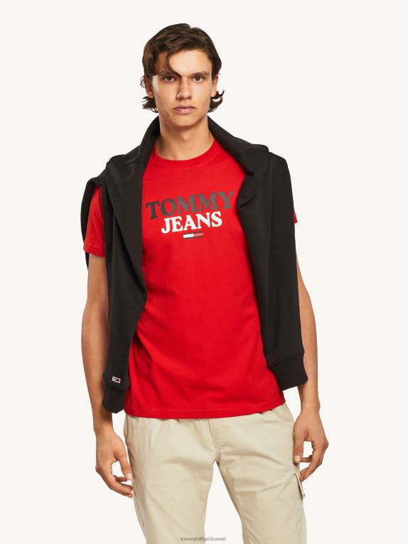 قرمزي عميق Tommy Hilfiger دخول الرسم ضروري 446441502