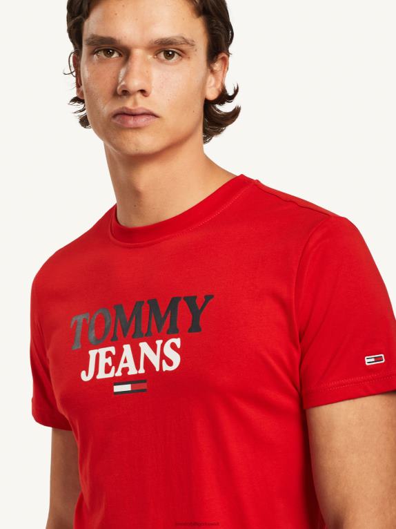 قرمزي عميق Tommy Hilfiger دخول الرسم ضروري 446441502