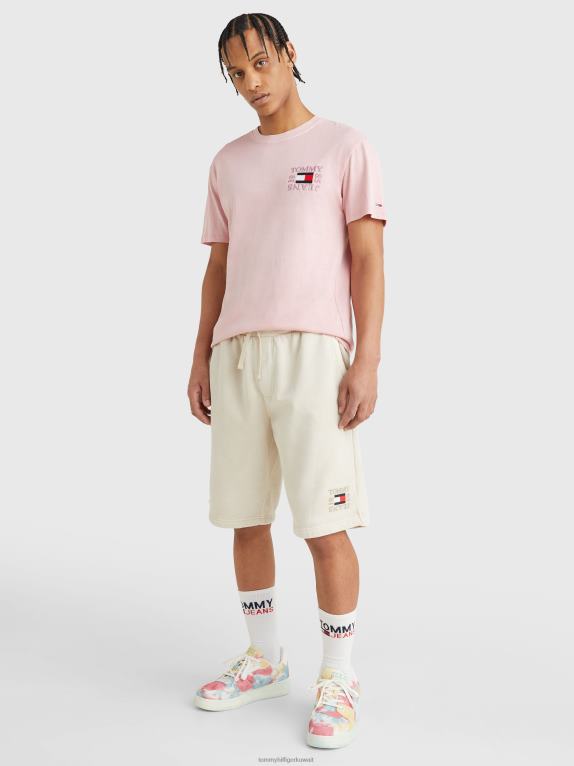 برودواي الوردي Tommy Hilfiger تي شيرت من القطن العضوي 446441520