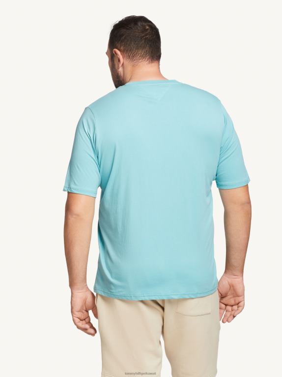 قمة Tommy Hilfiger بالإضافة إلى تي شيرت برسومات جامعية من القطن العضوي 446441555