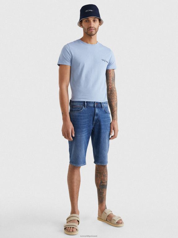 الفجر الأزرق Tommy Hilfiger تيشيرت بشعار التوقيع 446441579