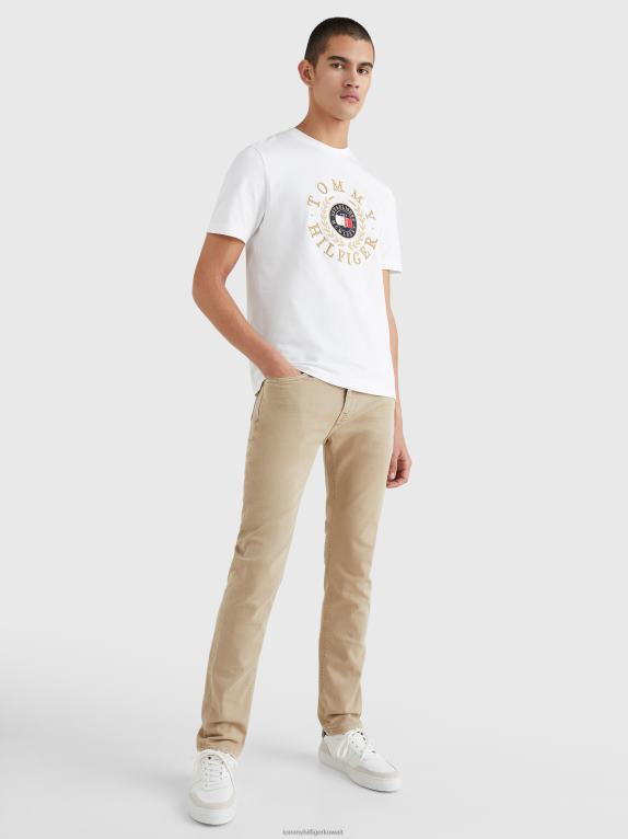 أبيض Tommy Hilfiger أيقونات التطريز تي شيرت 446441584