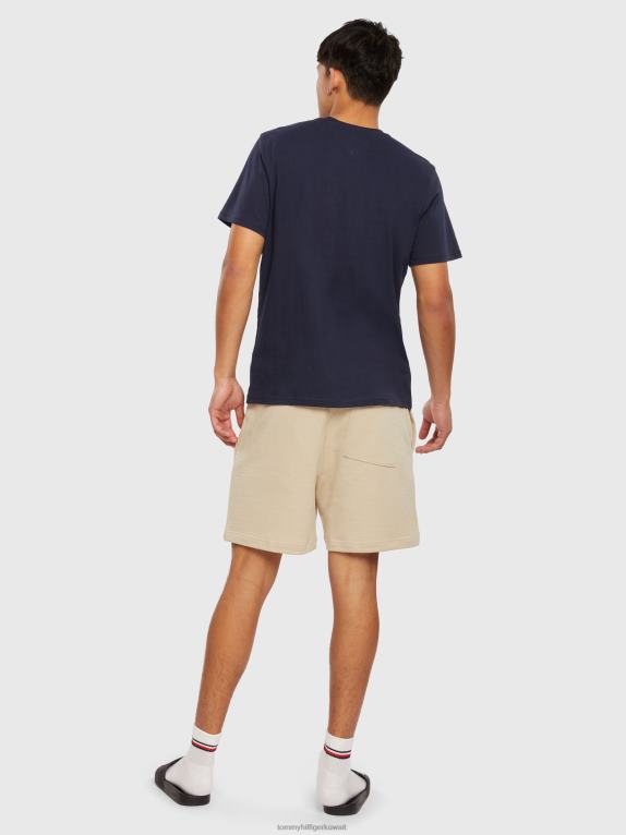 البحرية الشفق Tommy Hilfiger تيشيرت بعلامة منسوجة 446441606