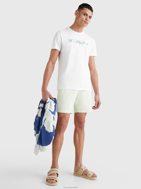 أبيض Tommy Hilfiger تي شيرت تطريز رائع 446441616