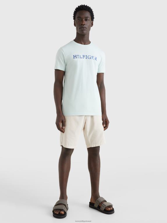 جوهر النعناع Tommy Hilfiger تي شيرت تطريز رائع 446441618