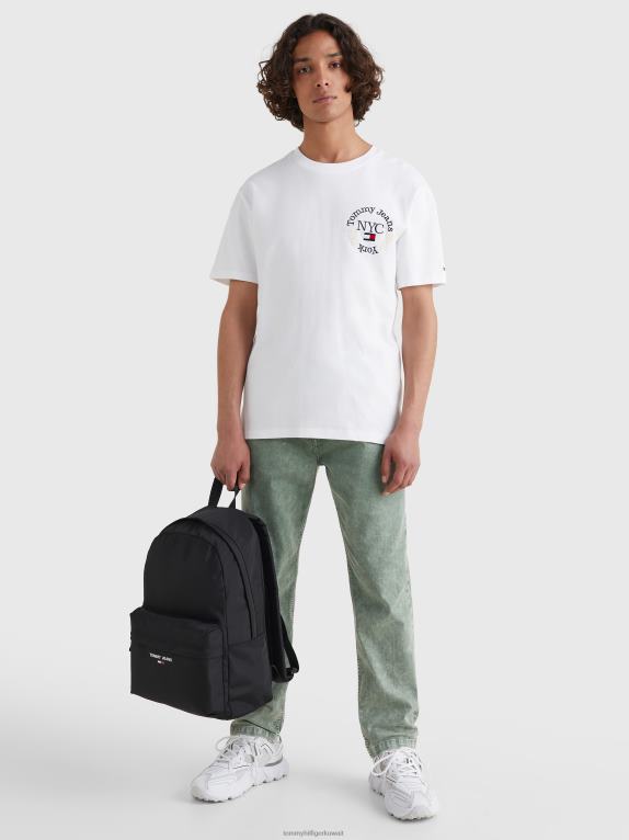 الأبيض القديم Tommy Hilfiger تي شيرت بشعار خالد 446441620