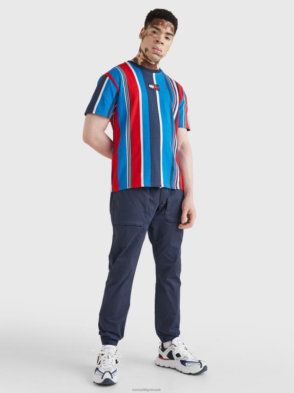 شريط قرمزي عميق Tommy Hilfiger تيشيرت بشريط شارة 446441628