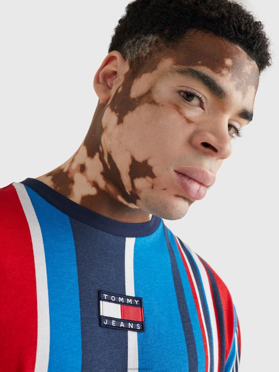 شريط قرمزي عميق Tommy Hilfiger تيشيرت بشريط شارة 446441628