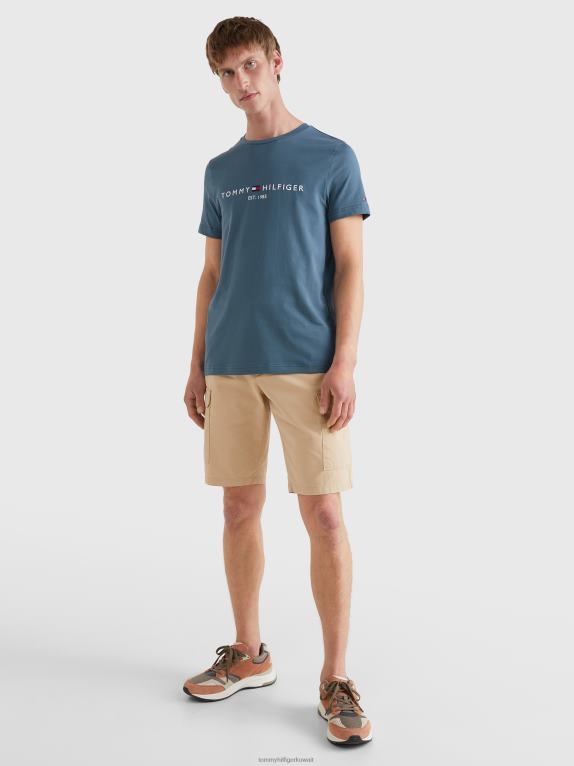 الزئبق البحري Tommy Hilfiger تي شيرت من القطن العضوي بقصة ضيقة 446441636