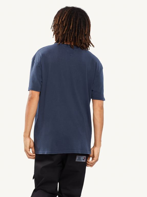 البحرية الشفق Tommy Hilfiger تيشيرت بشعار معدني 446441651